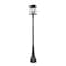 Z-Lite Rainer 5 Light Outdoor Post Mounted Fixture, 15.5in. W x 109.5in. H, Black 5015PHXLR-564P-BK - alternate 1